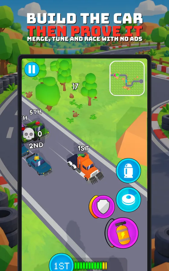Merge and Customize Cars 3D Championship screenshot 1