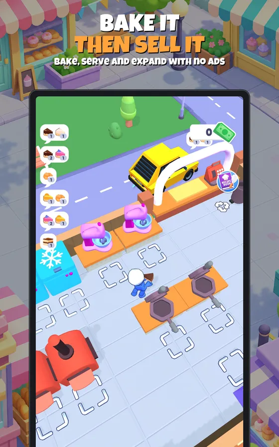Street Baker Chef 3D Game Simulator screenshot 2