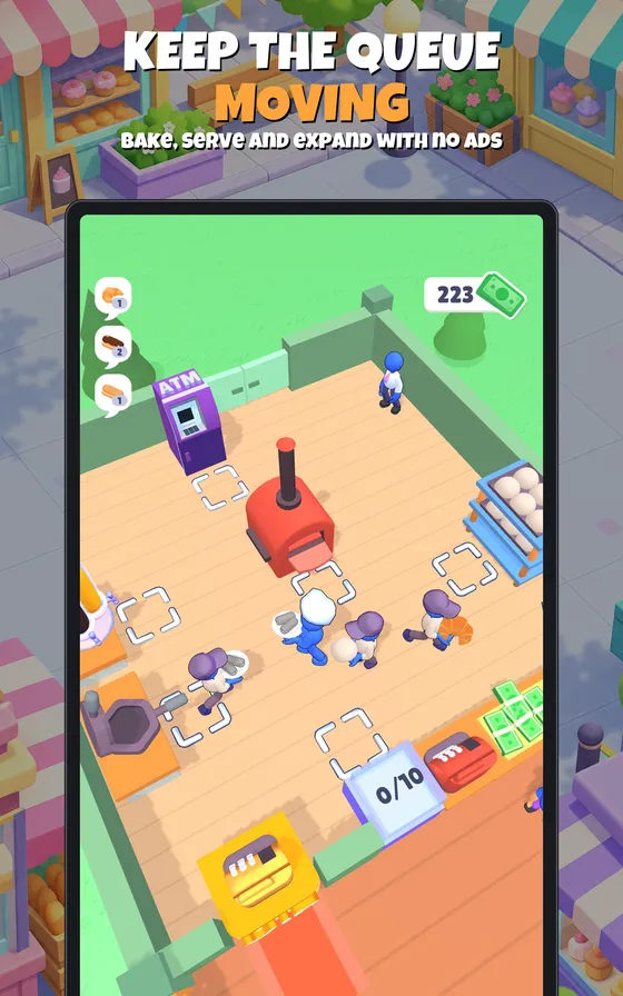 Street Baker Chef 3D Game Simulator screenshot 3